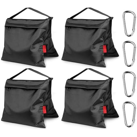YOOFAN Sandbags - Versatile Weight Bags for Photography, Stand Stabilization, and More, 4Pcs Cover