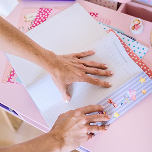Papierdrachen 8 High-Quality Paper Notebook Covers for Children DIN A4, Underwater and Unicorn Motif, Notebook Cover - Image 4