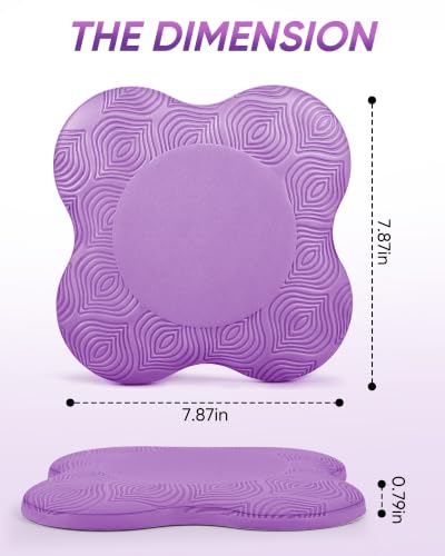 Image of 2-4 Pack Yoga Knee Pads, TPE Cushion for Pilates Exercise
