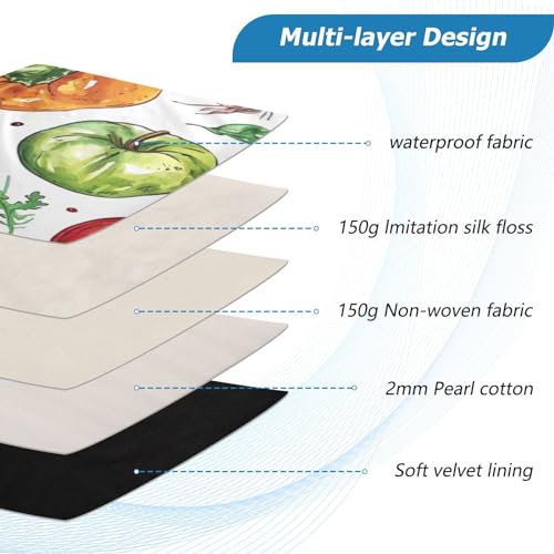 Funda para portátil 13-14 pulgadas impermeable estilo acuarela miniatura 4