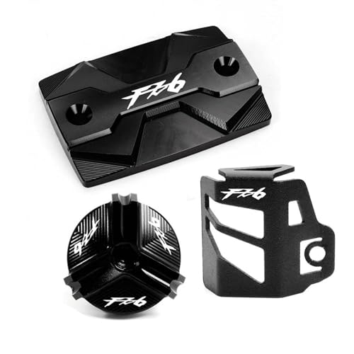 Tapa de llenado de aceite negra para renovar el aspecto de tu motocicleta FZ6S