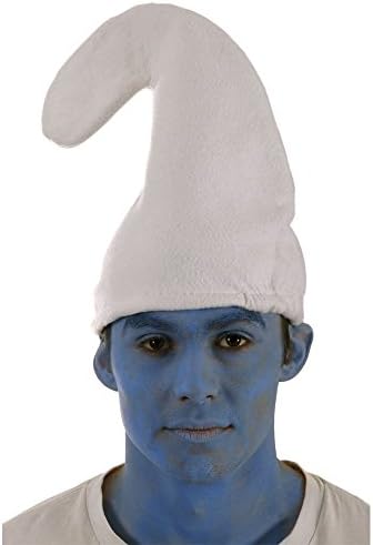 Henbrandt 38545 Adults Gnome Felt Hat Fancy Dress Accessory White