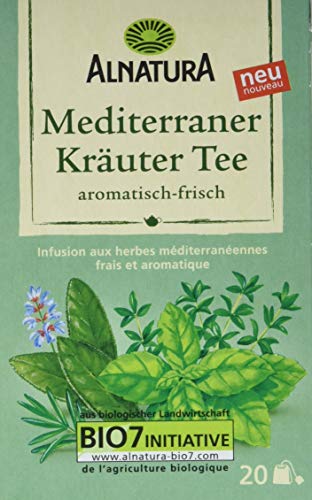 Alnatura Bio mediterraner Kräutertee, 40 g