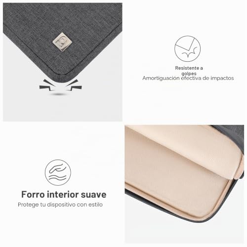 Funda impermeable para portátil de 17.3 pulgadas antirrayaduras 7