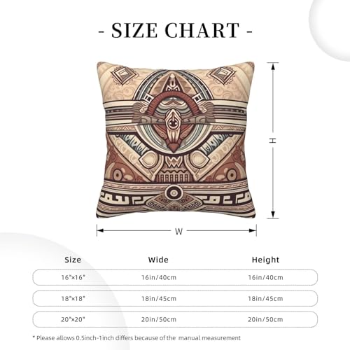 Housse de coussin velours côtelé tribal 40x40 cm pour décorer un canapé - 4