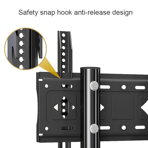 Soporte de TV portátil para piso ajustable y móvil miniatura 3