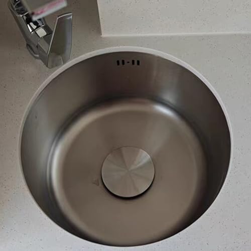 Fregadero individual de acero inoxidable 304 para barra de cocina con desagüe 6