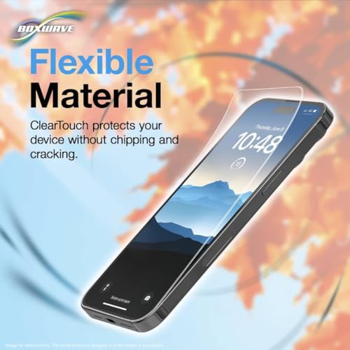 boxwave screen protector compatible with cipherlab rs36 - cleartouch impactshield 2-pack impenetrable screen protector flexible film