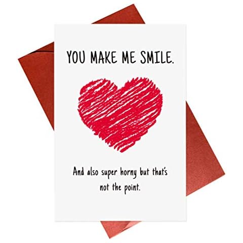 Gonzey Naughty Anniversary Card,I Love You Card,Sexy Greeting Card for Boyfriend Girlfriend Cover