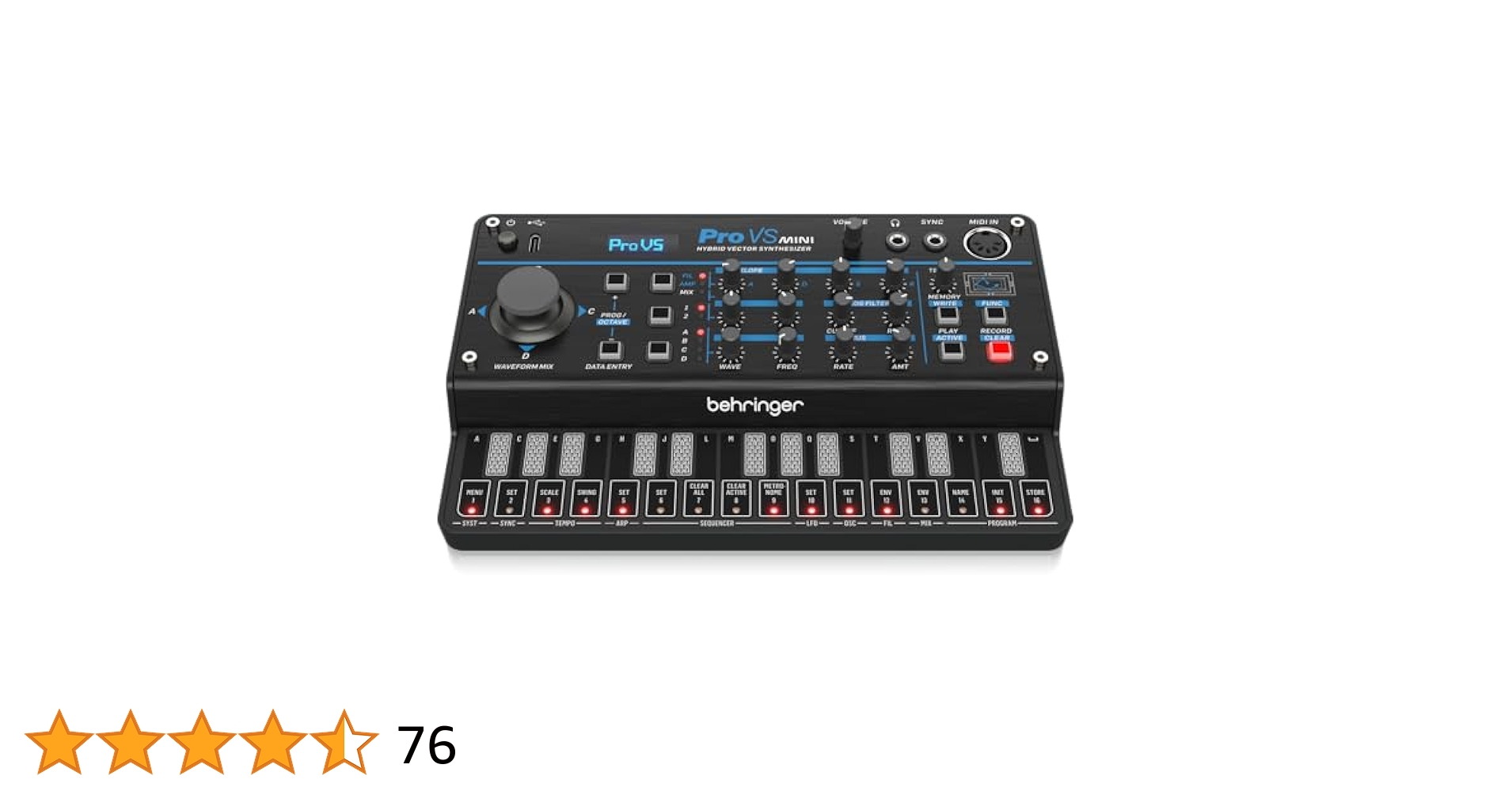 鍵盤楽器 Bheringer Pro VS mini Behringer Pro VS Mini Hybrid Vector Synthesizer : Amazon.ca