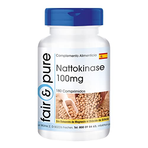 Fair & Pure Nattokinase 100mg Vegano 180 Comprimidos