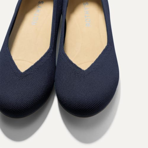 Rothy's The Daily Flat for Women, Pointed-Toe Ballet Flat, Navy, 7 by Rothy's - Used condition - Image 7