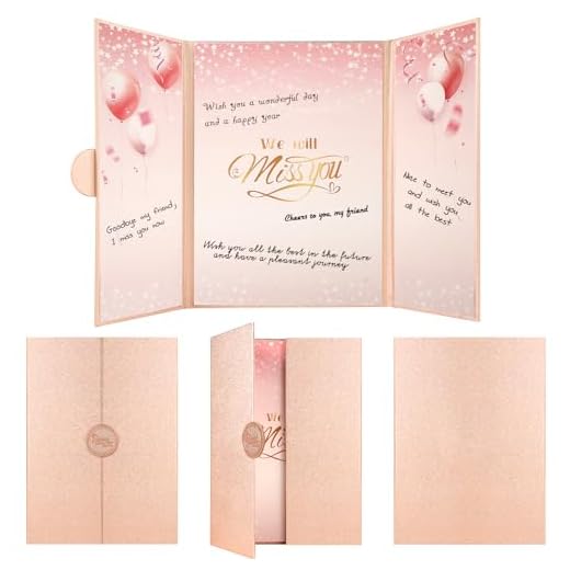 Libro de Firmas Despedida, Libro de Firmas de Graduación Feliz Decoraciones de Fiesta de Jubilación Regalos de Despedida para Compañeros de Trabajo Amigos Hombres Mujeres (Oro Rosa)