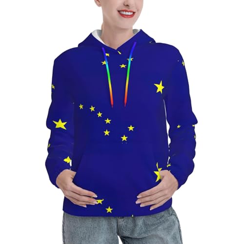 Sweat à capuche Alaska pour femme pull extensible fini les vêtements rigides