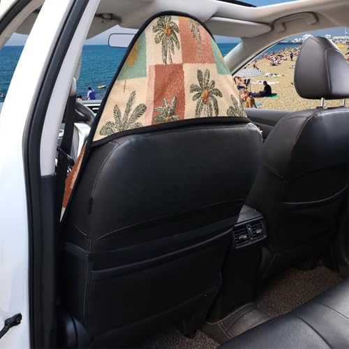Image of Seat Covers for Cars Protector Front Seats Only,Waterproof Boho Mandala Floral Bucket Towel Seat Covers for Cars, SUV and Trucks,Fashion Car Accessories Easy to Install