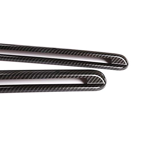 CHEYACar C Pillar Air Vent Trim Panels Rear Window for Mercedes Benz G Wagon W464 G Class W463 G500 G550 G63 G65 2019 2020 (Carbon Fiber)