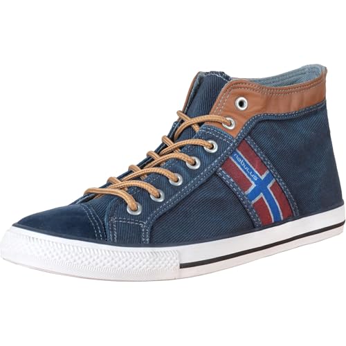 Nebulus Herren Sneaker Utah High, Ledersneaker, Turnschuhe (Navy, EU Schuhgrößensystem, Erwachsene, Herren, Numerisch, M, 45)