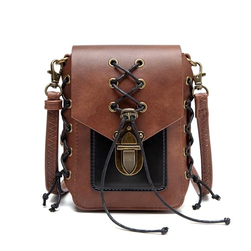 Gothic Owl Crossbody Bag Renaissance Accessories Shoulder Bag Steampunk Belt Pouch Women Cute Cell Phone Novelty Purse