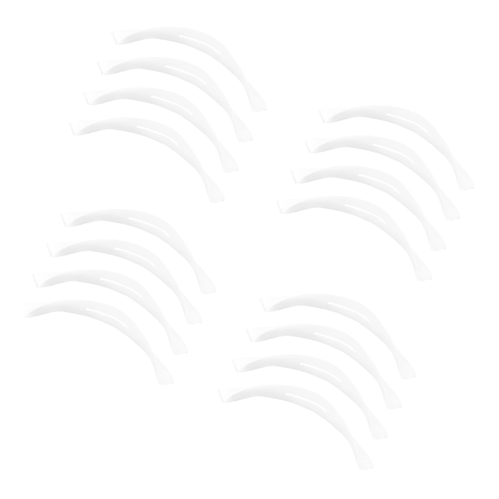 MUSISALY 20 Pcs Hanger Sponge Cover Protective Case with Foam Hanger Grips Portable Garment Hangers Covers Tin Anti Hanger Attachment Outfits 8x10 Foam Hanger Covers Support Velvet White