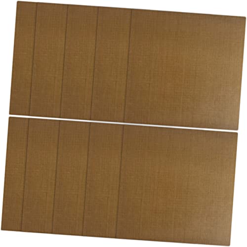 Baluue 10 unidades de pegamento adhesivo para planchas y rizadores de cabello, decalcomanía resistente al calor para herramientas de peinado miniatura 1