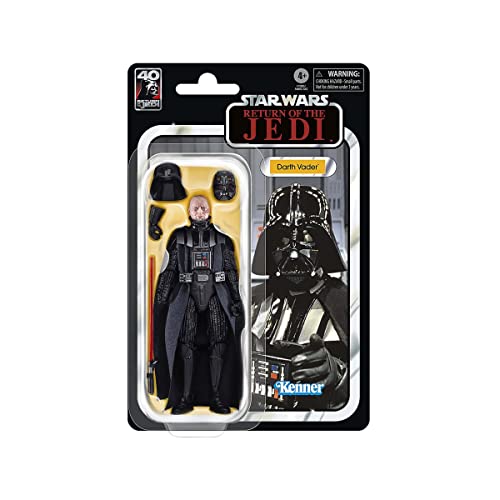 Star Wars The Black Series 40th Anniversary – HSF7082 – Figura articulada de 15 cm – Personaje Darth Vader