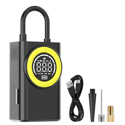 Sandfren Car Tire Inflator Portable Air Compressor, Vehicle Air Pump
