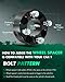 SCITOO 2pcs 4x4 Wheel spacers 2