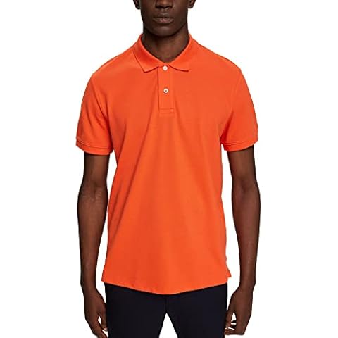 Camisa de Polo Esprit 993ee2k301 Naranja/Rojo Cover