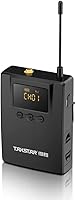 Vista 1 de TAKSTAR Receptor de monitor intrauditivo inalámbrico UHF para WPM-300, Monitoreo inalámbrico de Bodypack con auriculares, solo receptor de monitoreo