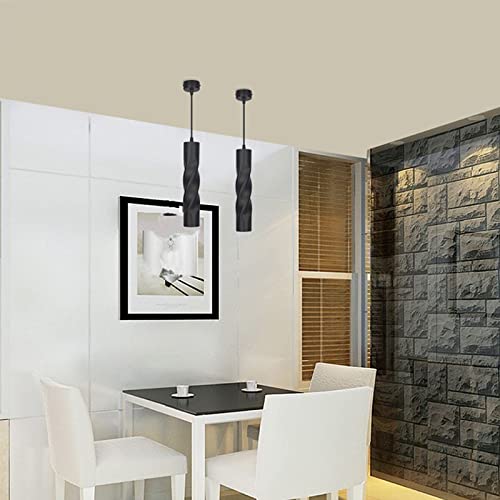 Lámpara colgante moderna en forma de S de tira larga LED para techo de comedor 4