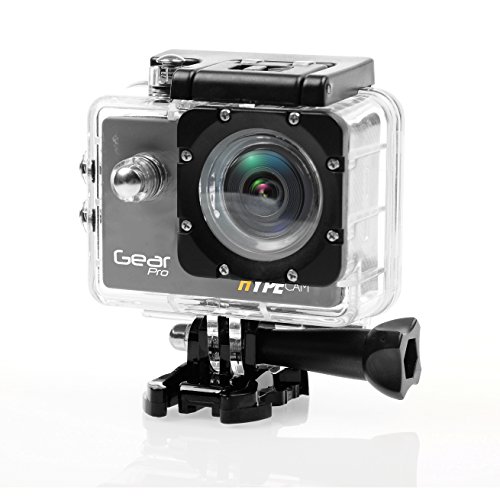 Image of Progear GDV485SL.01 4K 30fps Ultra HD Waterproof Sports Action Camera with Wi-Fi Wireless Connectivity to Smartphone, Fully Submergible Case, Silver