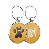 DISONTAG QR Code Hundemarke ID Personalisierte Soziale Online Seite-Kostenlos Online Haustier...
