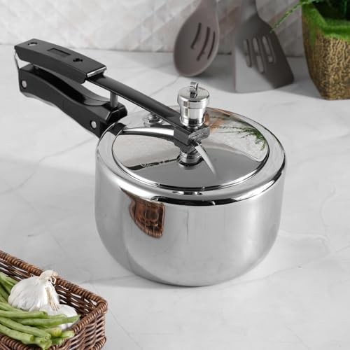 Image of Vinod Platinum Europa Triply Stainless Steel Inner Lid Pressure Cooker 3 L