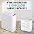 Cesun 5 Gallon Automatic Bathroom Trash Can, Touchless Motion Sensor Garbage Can with Lid, Smart Plastic Slim Wastebasket for Bathroom, Office, rv, Bedroom, Living Room, White