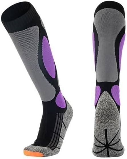 Adult Thick Skiing Socks Running Climbing Men's Women's Warm for Circulation, Athletic Recovery & Travel