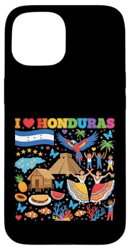 I Love Honduras LandmarkstbO oP[V X}zP[X iPhone 15 p