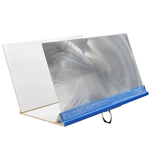 8-Zoll-Handy lupe Bildschirmlupe klappbar mit Standfuß HD-strahlungssicherer Video-Desktop-Verstärker für alle Modelle von Smartphones,3 pcs,5