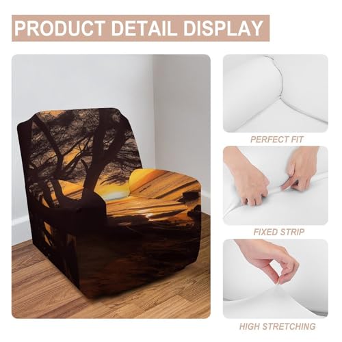 Housse de canapé inclinable extensible et housse de fauteuil pour animal