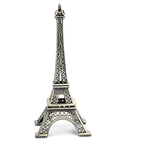 PROW® 15 cm Parijs Eiffeltoren ijzer handwerk architectuur model desktop Home Decoratie Kunst cadeau, brons