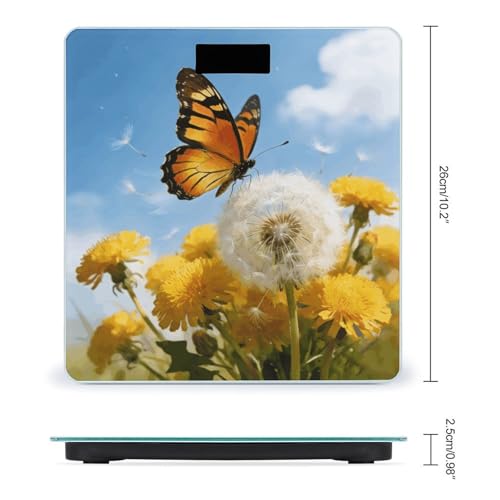 Báscula Digital de Baño con Pantalla LED Clara y Vidrio Templado miniatura 2