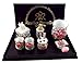 Dolls House Dresden Rose Bathroom Accessory Set Reutter Porcelain Miniature