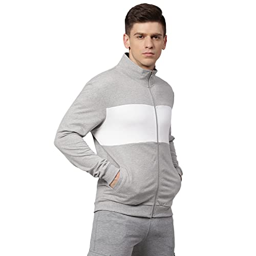 Image of HIGH Star Men's Fleece Colorblock Hooded Sweatshirt