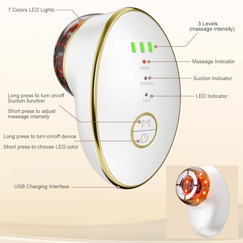 Ventouse visage et Gua Sha électrique pour peau fatiguée - 6