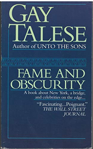 Fame and Obscurity 0804110565 Book Cover