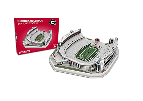 Pro Lion 3D Jigsaw Puzzle of Sanford Stadium Construction Building Kits - 93 Pieces | Georgia Bulldogs Football League Gifts for Boys, Adults, Men & Kids Aged 7+ | Puzzles Games Kit for Creative Fans