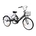 Yonntech Ambienceo Triciclo para Adultos 24" 7 velocidades Bicicleta para Adultos Bicicleta...
