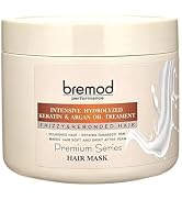 Bremod Performance Argan Oil & Keratin Hair Mask Hydrating Deep Conditioner for Dry, Damaged, Fri...