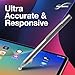BoxWave Stylus Pen Compatible with Hopoocolor Spectrometer OHSP350 - FineTouch Capacitive Stylus, Super Precise Stylus Pen - Metallic Silver