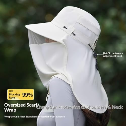 Sombrero ancho para mujer con protección UV UPF 50 miniatura 4