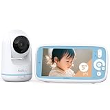 2026 新登場 BOIFUN ベビーモニター WiFi 不要 5 インチ大画面 1080P 高清 見守りカメラ 暗視 3 倍ズーム 温度検知 双方向通話 子守歌 & タイマー機能 設定不要 長距離受信 ベビールーム専用 出産祝い・プレゼントに最適 初産ママ向け